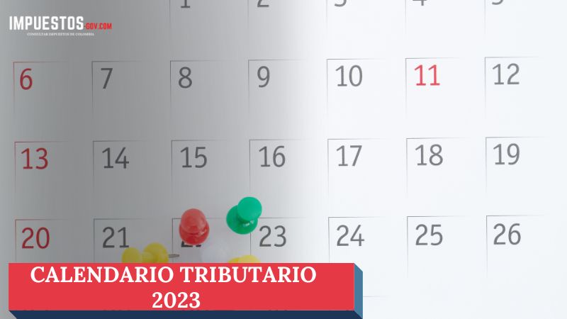 calendario tributario 2023 dian