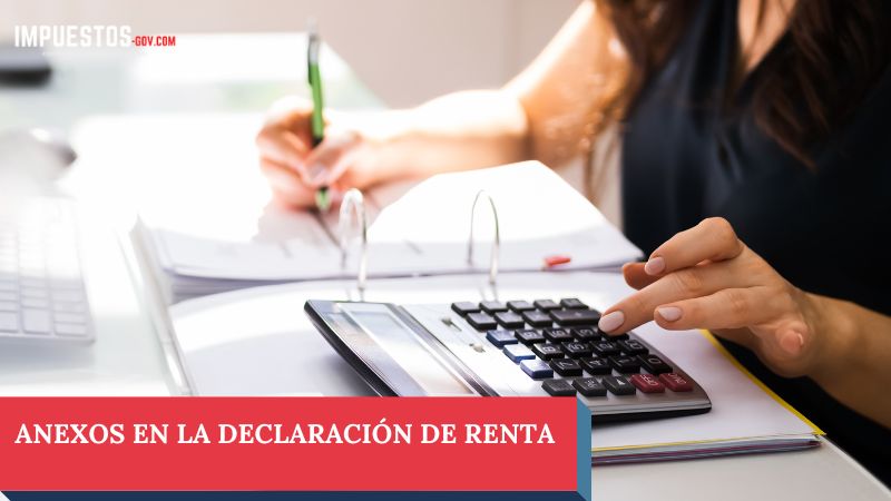 Anexos en la declaración de renta