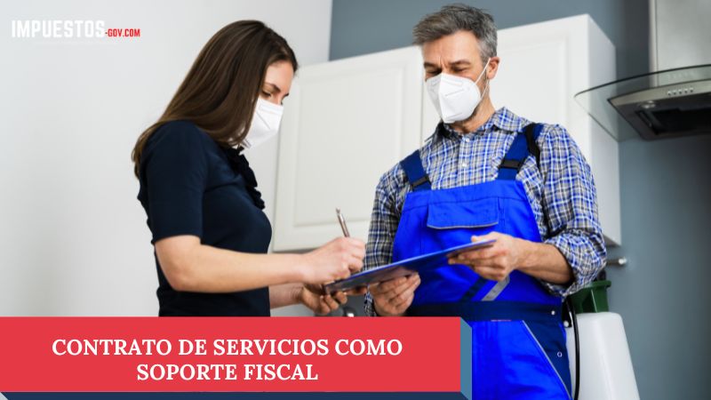 Contrato de servicios como soporte fiscal
